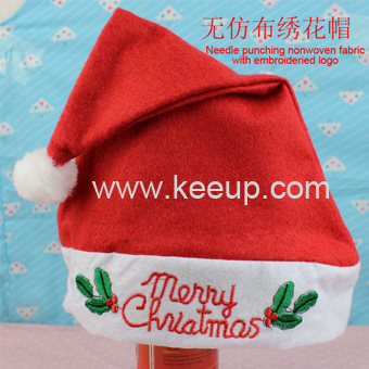 Non woven Christmas Santa Hat Supplier